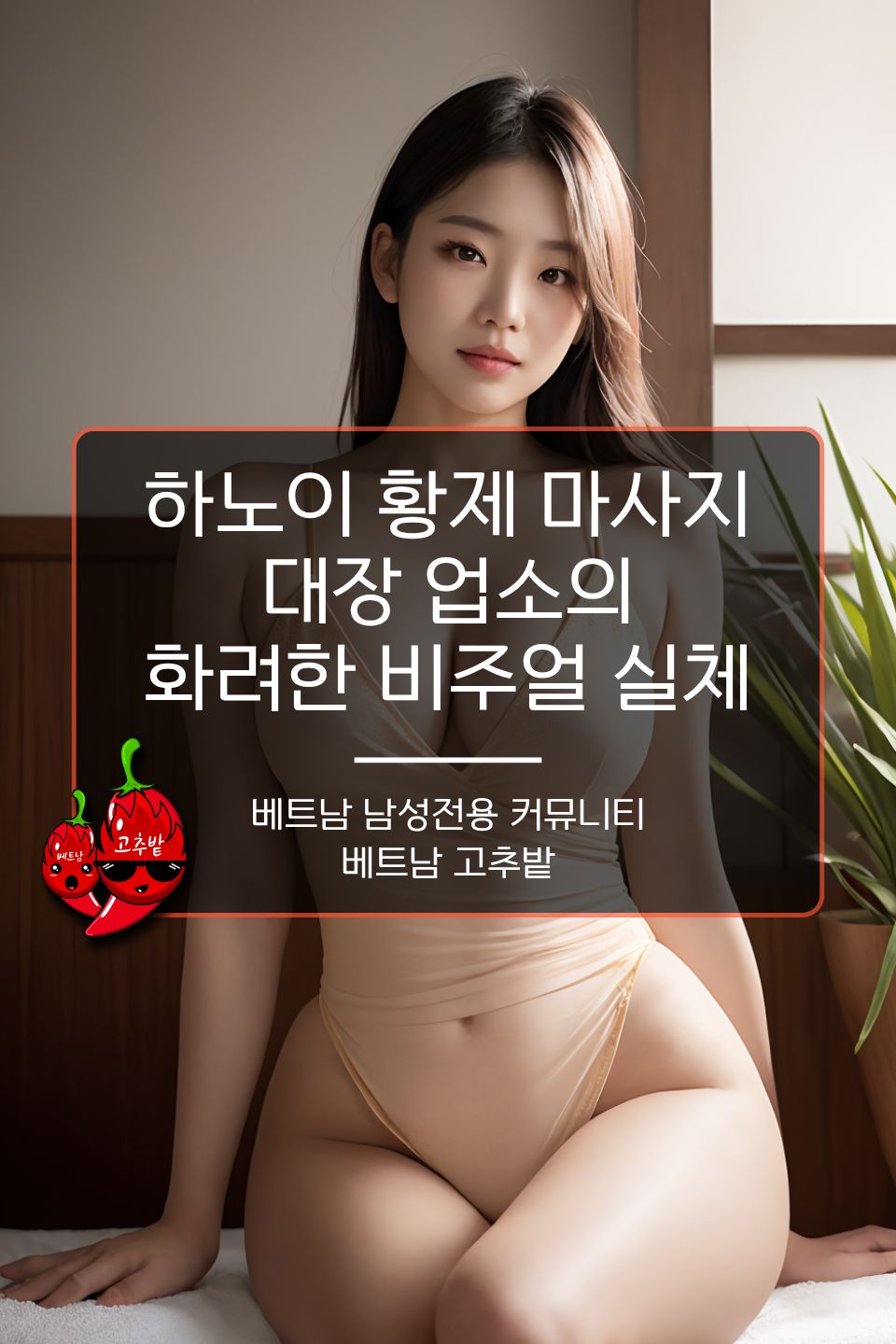 하노이 황제 마사지 대장 업소의 화려한 비주얼 실체
